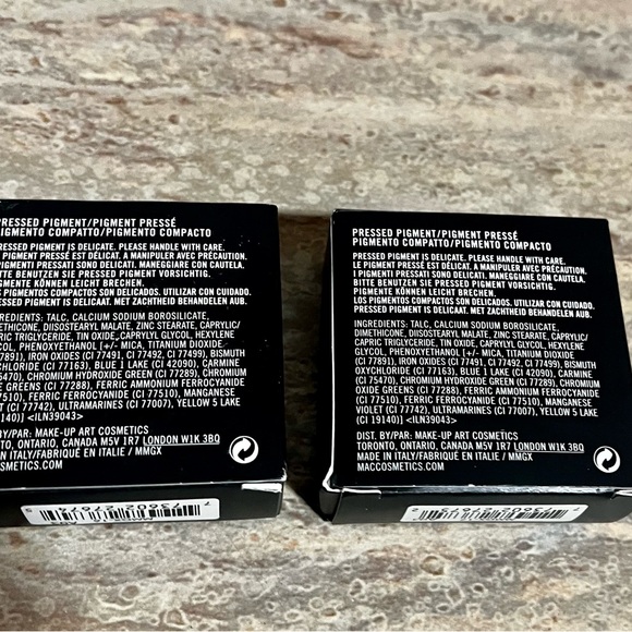 MAC Cosmetics HTF Pressed Pigment Eyeshadow Duo — Blonde Streak & Angelic - Picture 12 of 16